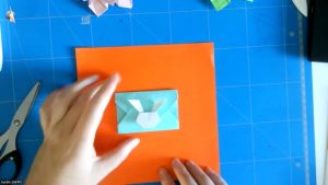 Enveloppe avec tête (lapin de Keiji Kitamura)