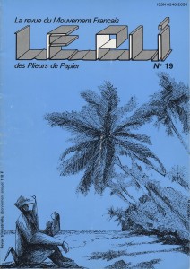 Couverture du Pli n°19 (1984)